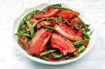 干豇豆炒卤肉