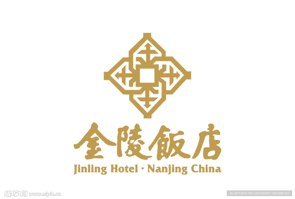 金陵饭店 标志 LOGO