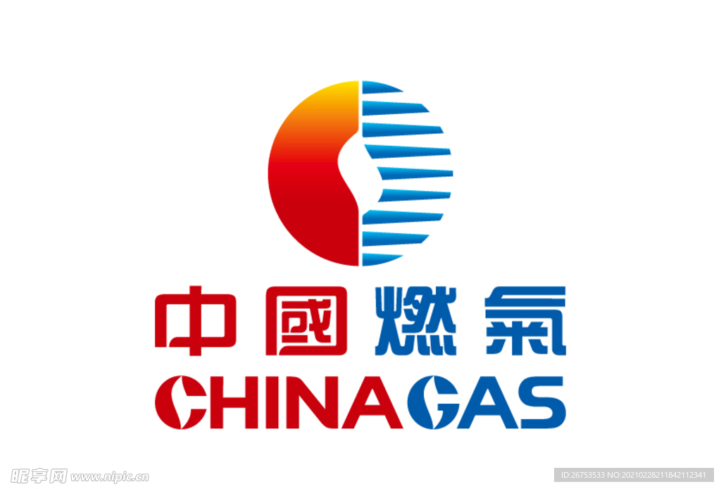 中国燃气 标志 logo设计图