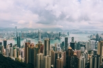 香港城市大楼远景