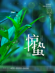 绿色清新惊蛰海报