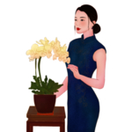 旗袍女子