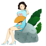 旗袍女子