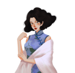 旗袍女子