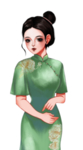 旗袍女子