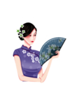 旗袍女子
