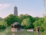 瘦西湖与大明寺塔