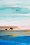 抽象油画