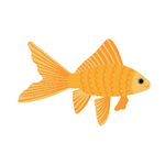黄色鱼矢量素材