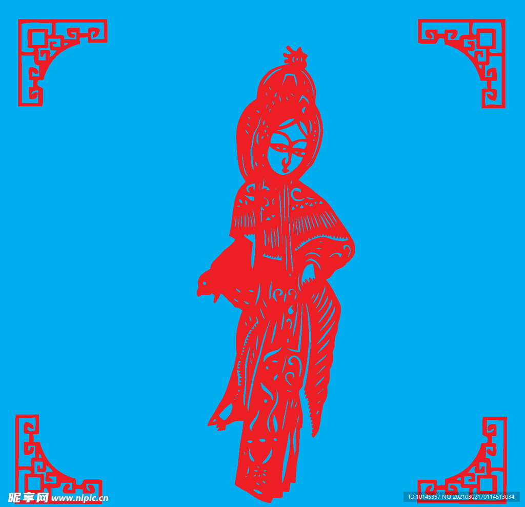 戏曲剪纸