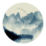 水墨山水意景