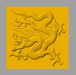 CAD浮雕装饰画模型