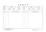 住院交接班记录