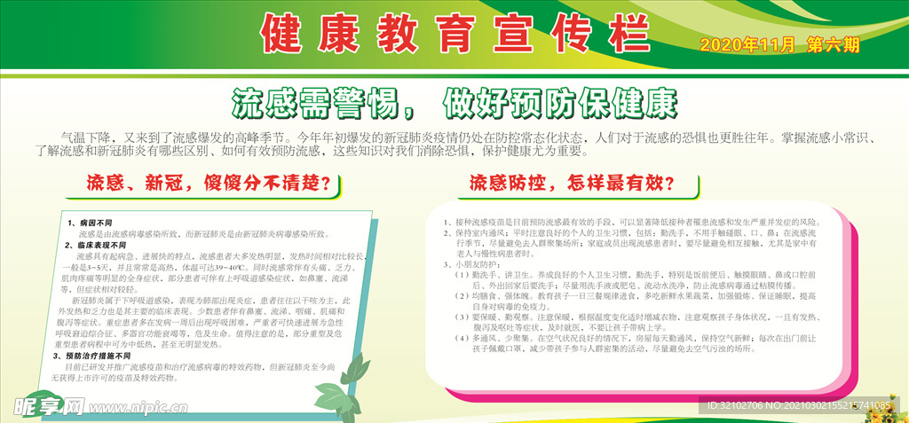 健康教育宣传栏