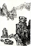 水墨山水画