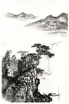 水墨山水画