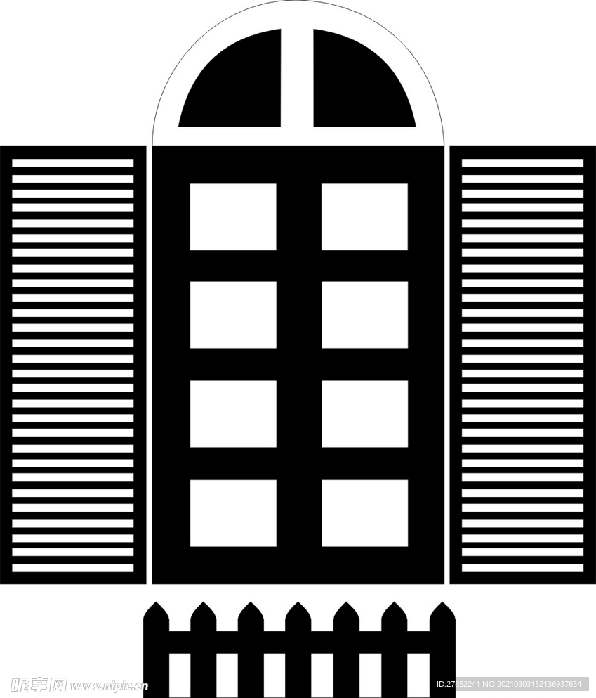 窗户矢量图