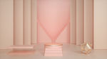 几何c4d背景图片简约产品展台
