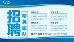 招聘展板 海报横向