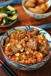 排骨炒饭美食