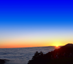 安徽黄山日落