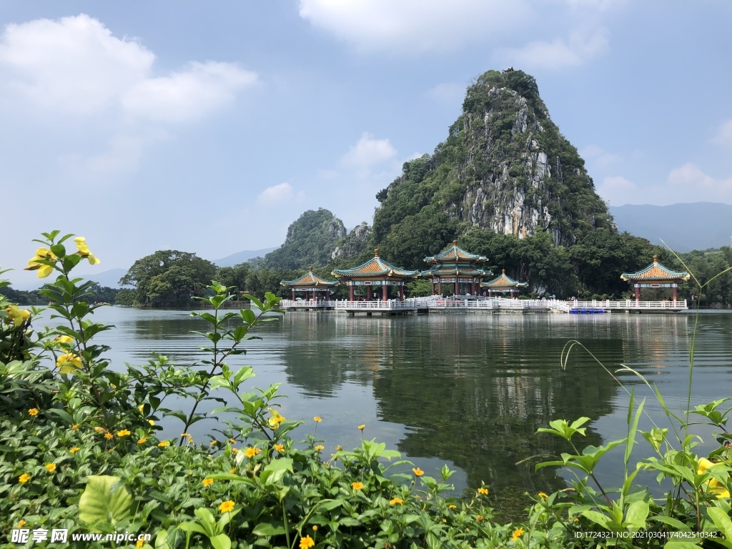 肇庆七星岩山水风景