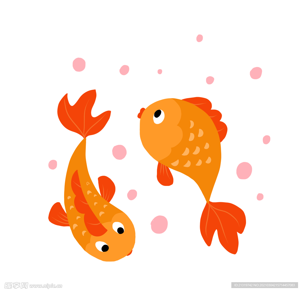 金鱼插画