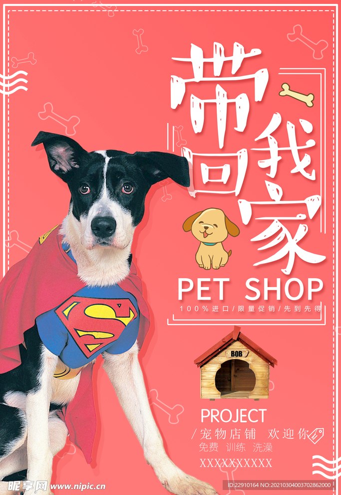 宠物店海报