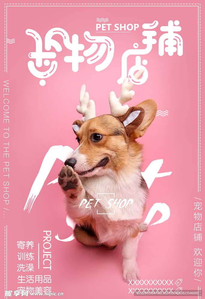 宠物店海报