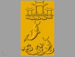 CAD浮雕装饰画模型