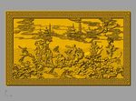 CAD浮雕装饰画模型
