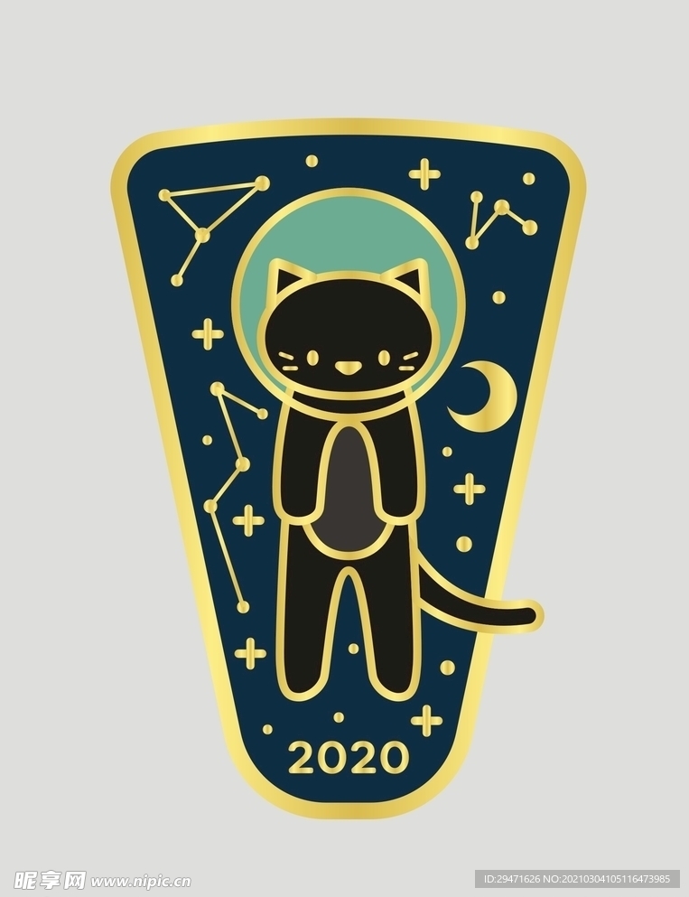 卡通猫星人