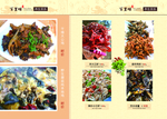 菜牌 古典 菜谱 黄色 水墨