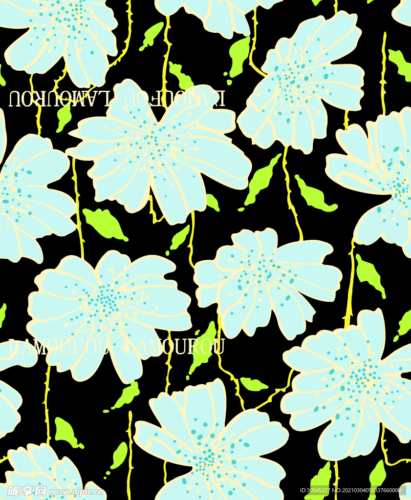 字母花