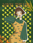清新创意女孩