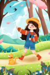 春天插画