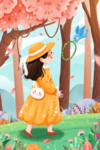 春天插画