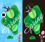 spring 春