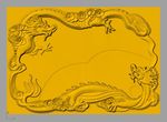 CAD浮雕装饰画模型