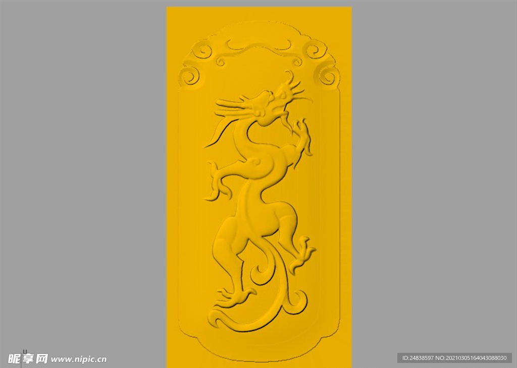 CAD浮雕装饰画模型