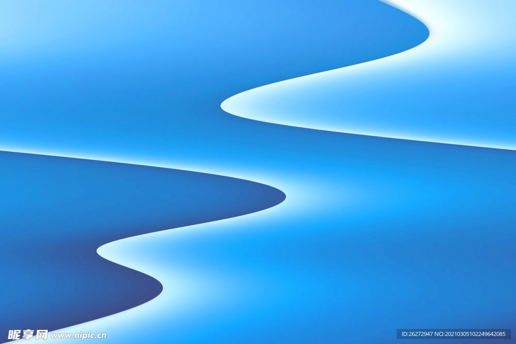 蓝色  波纹 水波 抽象