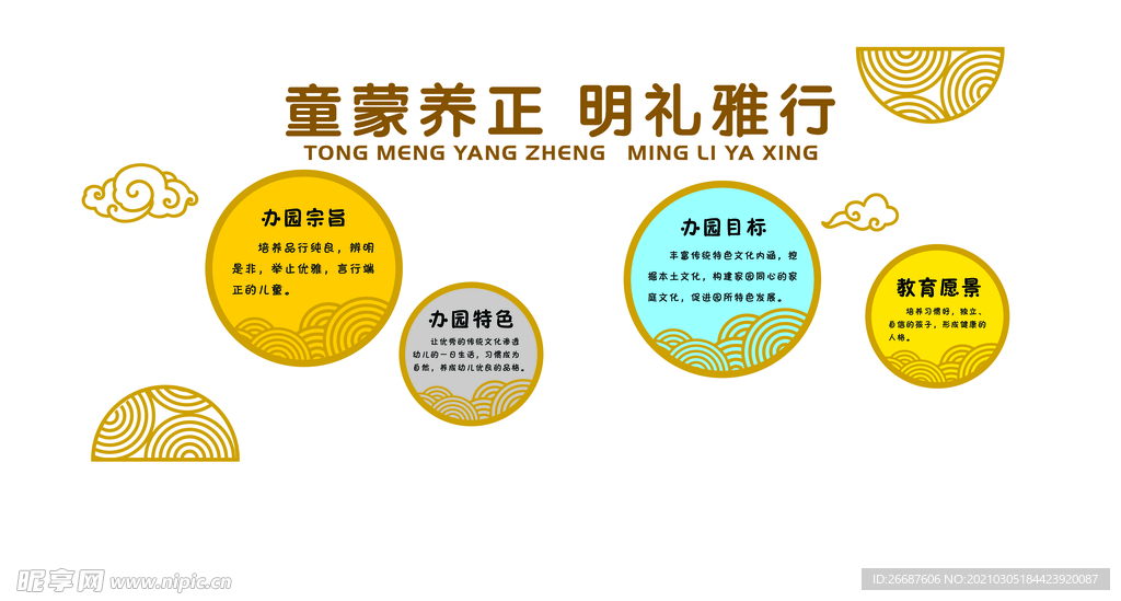 幼儿园形象墙