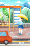 雨水插画