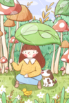 雨水插画