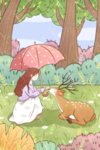 雨水插画