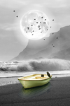 海边小船