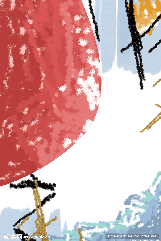 抽象图形装饰画