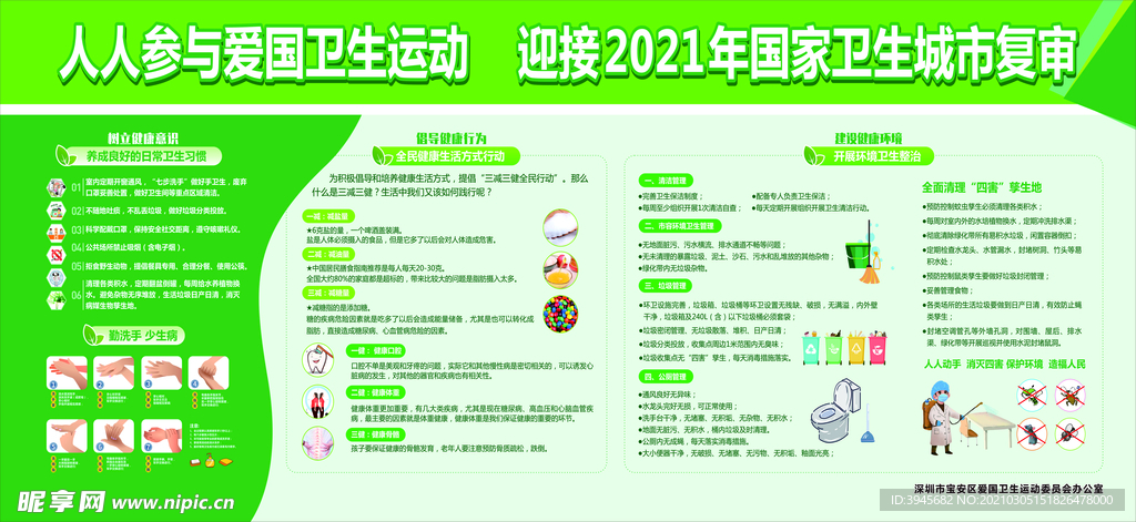 人人参与爱国卫生运动 深圳卫生