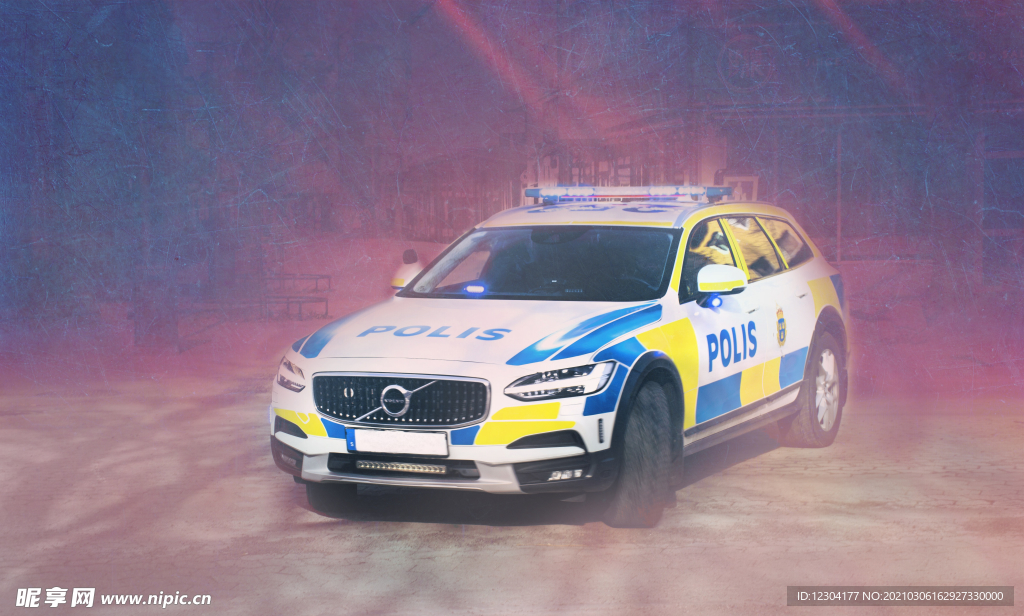 警车