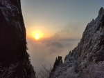 黄山日出风景